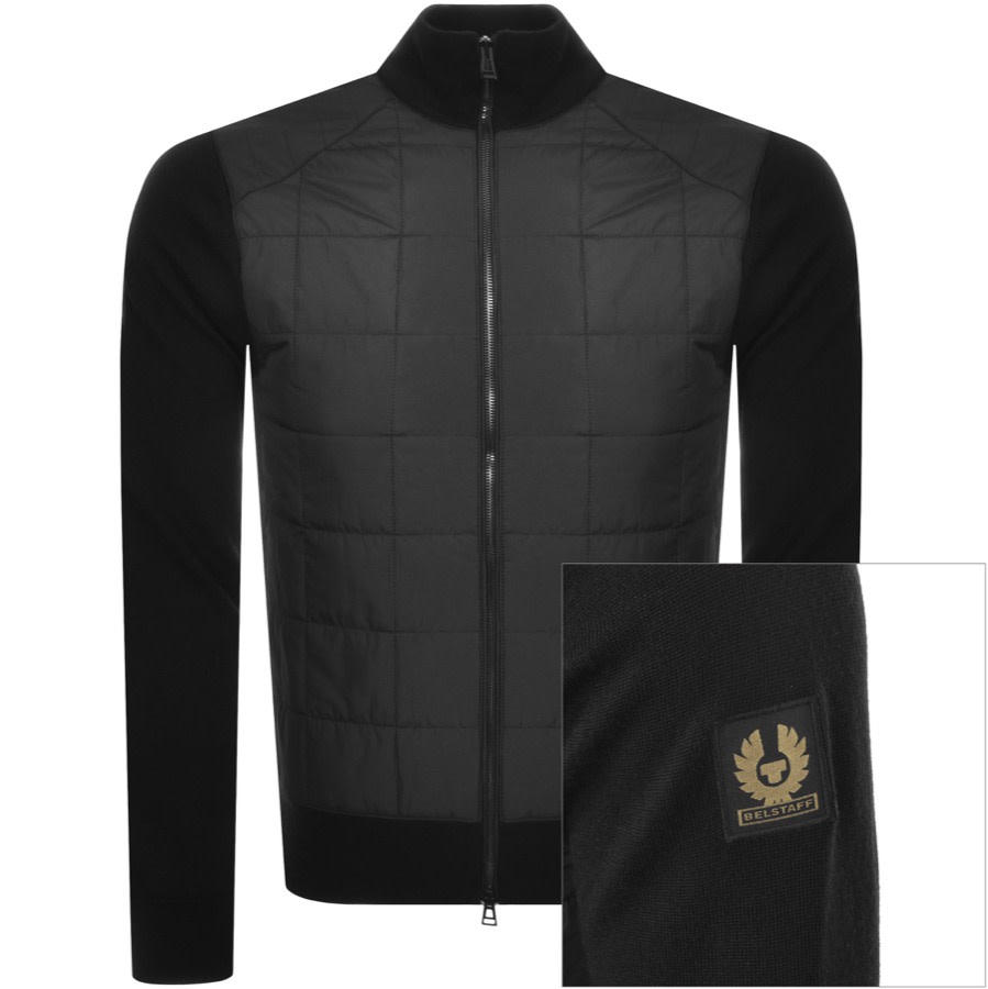 Alternative Image for ProductBelstaff Kelby Full Zip Knit Jumper Black1